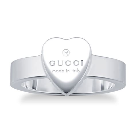 gucci heart ring cheap|gucci trademark heart ring.